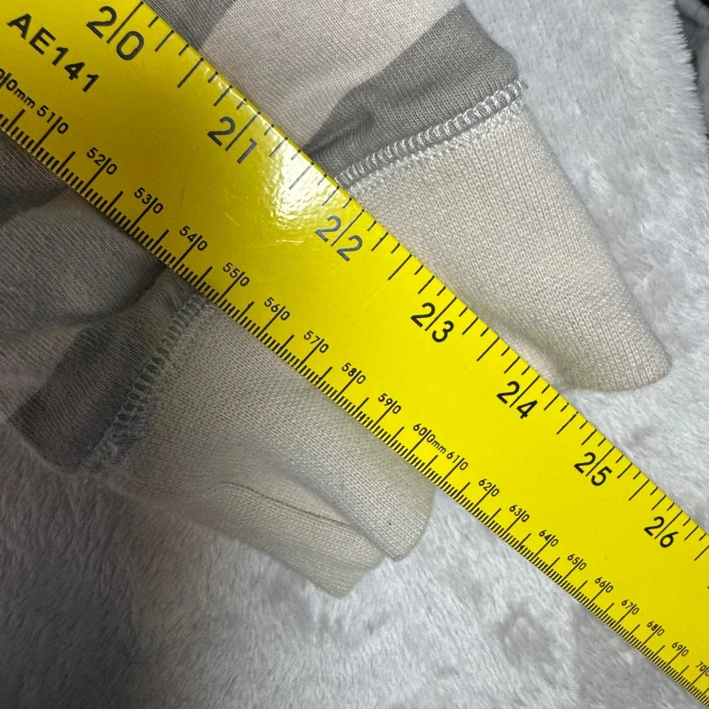 The North Face‎ Mens Gray Striped Full Zip Lined Hoodie Size Large Athleisure